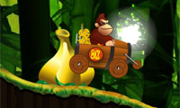Donkey Kong rừng đi xe