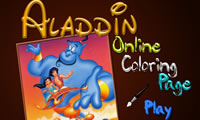 Công chúa của Aladdin màu