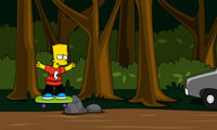 Bart Simpson สเกตบอร์ด