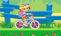 Dora naik sepeda