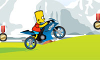 Jazdy na rowerze Simpsons