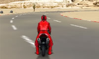 3D мотоцикл гонщик
