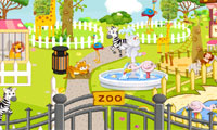 Jardim zoológico de limpeza