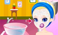 Polly Pocket Gesichts Makeover